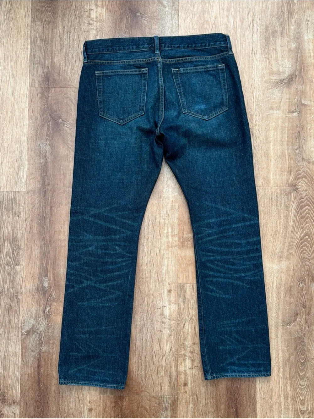 J. Crew 484 Jeans Mens 32x30 (fits 34x30) Slim Tapered Leg Blue Denim Dark Wash
